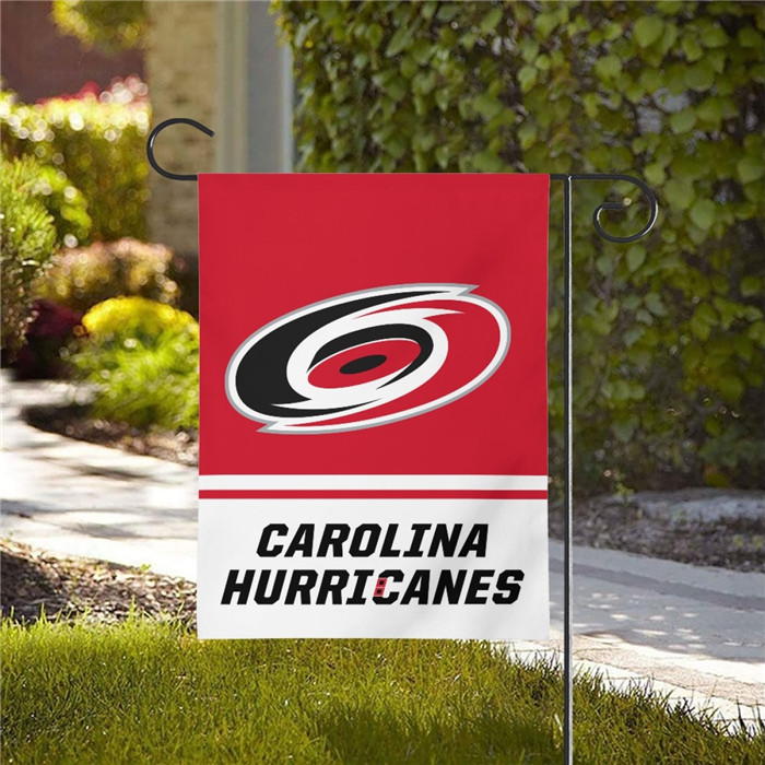 Carolina Hurricanes Double-Sided Garden Flag 001 (Pls check description for details)
